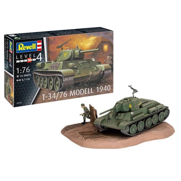 Modell av tank: T-34/76 Modell 1940