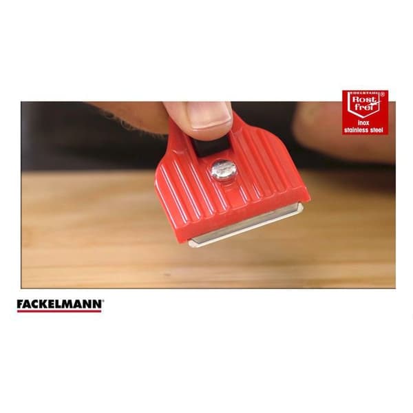 Skrapa för Fackelmann keramikhäll - Röd - Ref. 60146