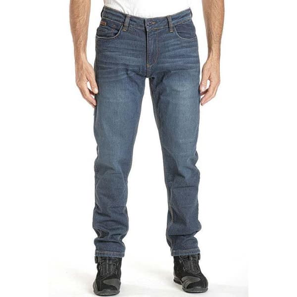 Jeans moto Ixon Alex - AQUA BLÅ