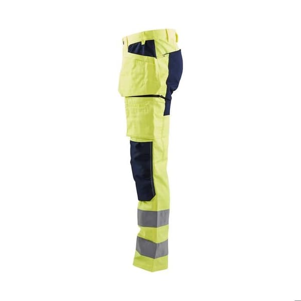 Blaklader stretch arbetsbyxor med hög synlighet