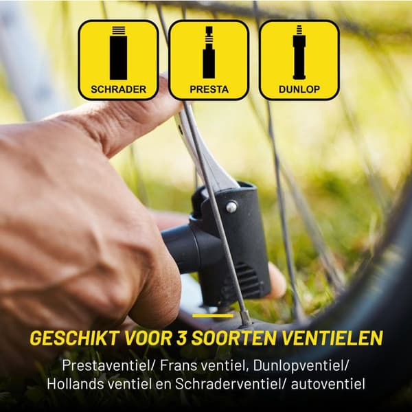 Dunlop cykelpump för ventiler