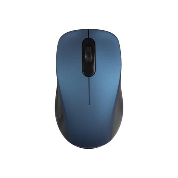 MODECOM MC-WM10S trådlös mus - 2,4 GHz - Blå - Scrollhjul - Silent Switch-teknik