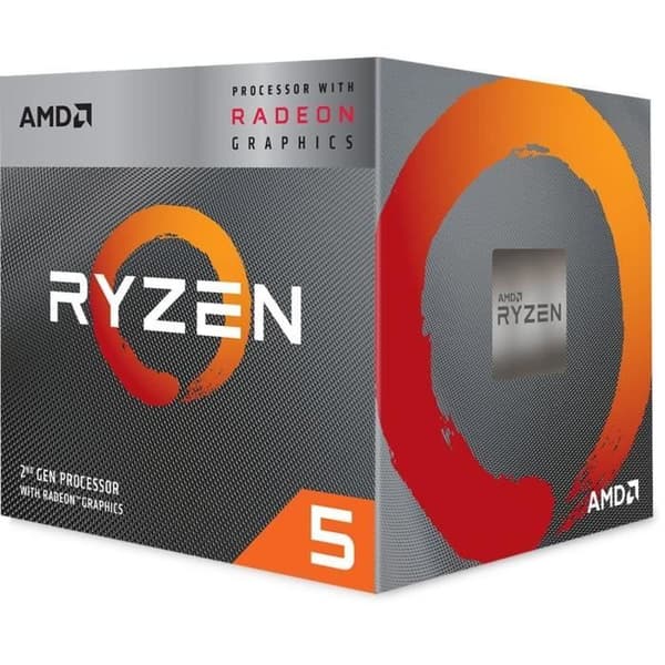 AMD-processor Ryzen 5 3400G Wraith Spire-kylare