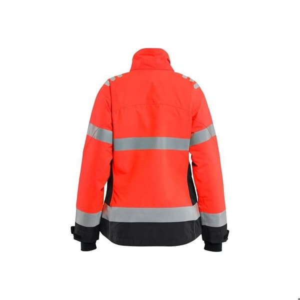 Högsynlig arbetsjacka för kvinnor Blaklader - fluorescerande röd/svart