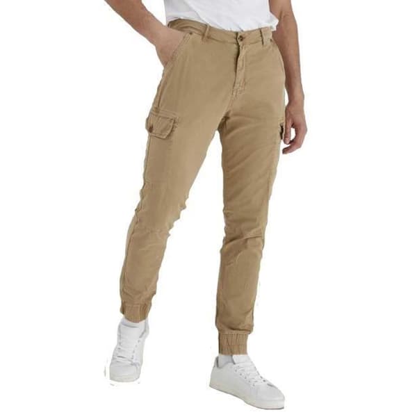 Blandningsbyxor för män 20710465 beige