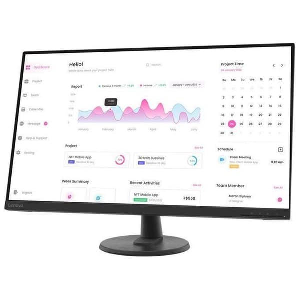 Lenovo D32-40 31,5" Full HD 250 cd-m² - 4 ms - 66FCGAC2IT