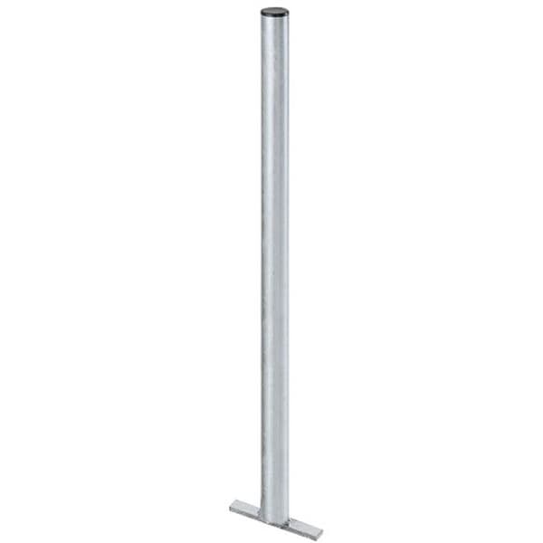 Galvaniserad stålstolpe för soptunna 60x1200mm