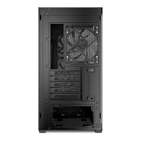 PC-chassi mATX - SHARKOON - MK3 RGB - Härdat glas - 4 fläktar - USB-C
