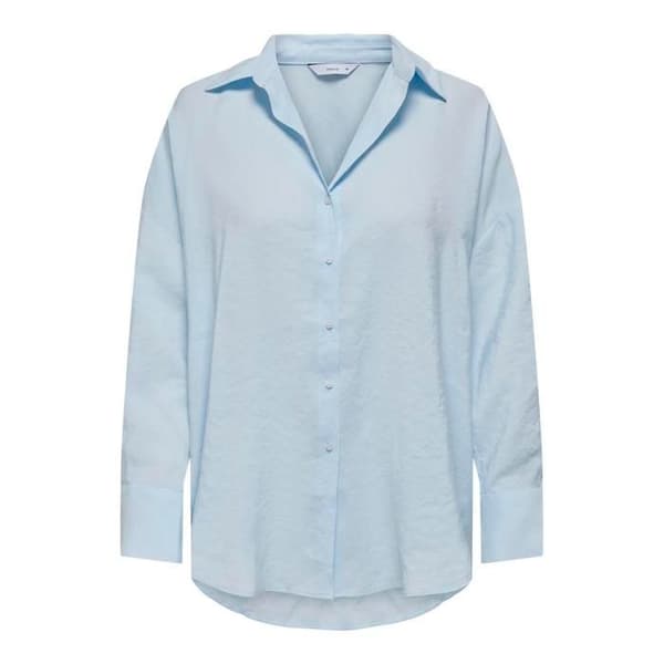 Kvinnors skjorta Only Zazima - chambray blå