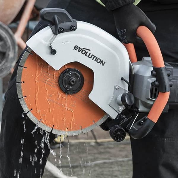 EVOLUTION R300DCT+: 300 mm elektrisk skärare + Premium diamantklinga