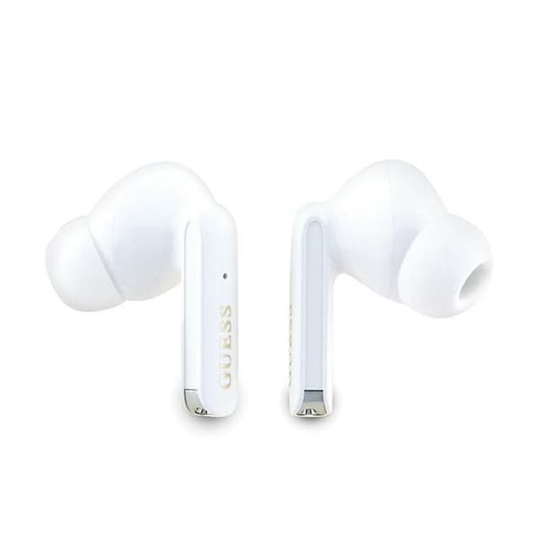 Guess TWS Bluetooth-hörlurar med glitter och gradient, rosa dockningsstation