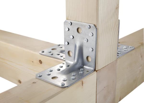 Alberts - 342067 - Heavy Duty Hörn Träkopplingar i CC-förpackning, Silver