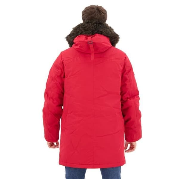 Superdry New Rookie Down Parka - Hike Red - Herr