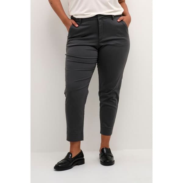 Kvinna 7/8 chinos KAFFE Curve Leana