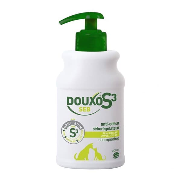 Ceva Douxos3 Seb Schampo Anti-Odör Seboregulerande 200ml