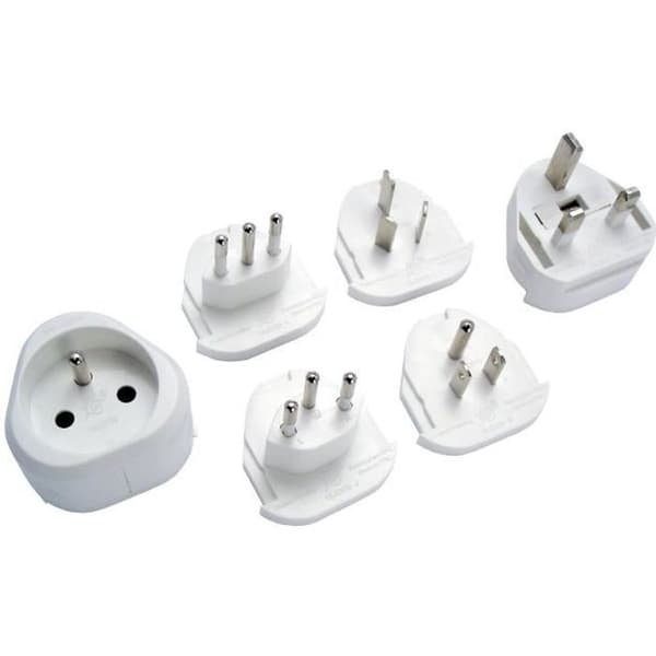 ZENITECH 100-länders reseadapter + gratis reseväska