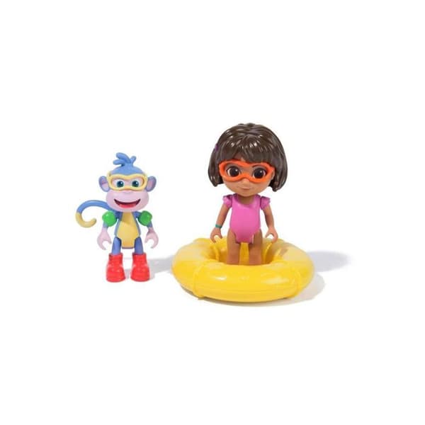 Dockor - SPINMASTER - 6073670 - Dora och Boots - Simtillbehör - 9 cm, 3+ år