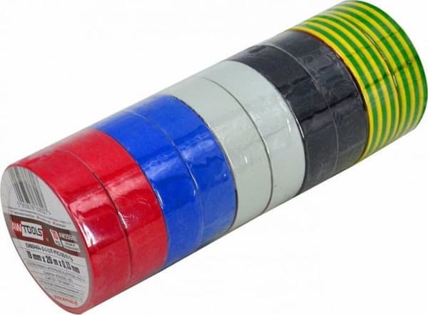 ISOLERINGSTEJP - AWTOOLS - AW25550 - 12mm x 10m - MIX - 10st