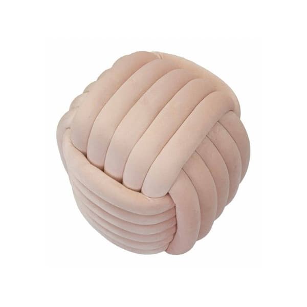 Puff i tyg Softy 45 x 45 x 45 cm rosa