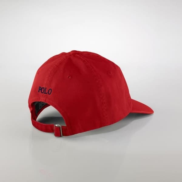 RALPH LAUREN Röd baseballkeps