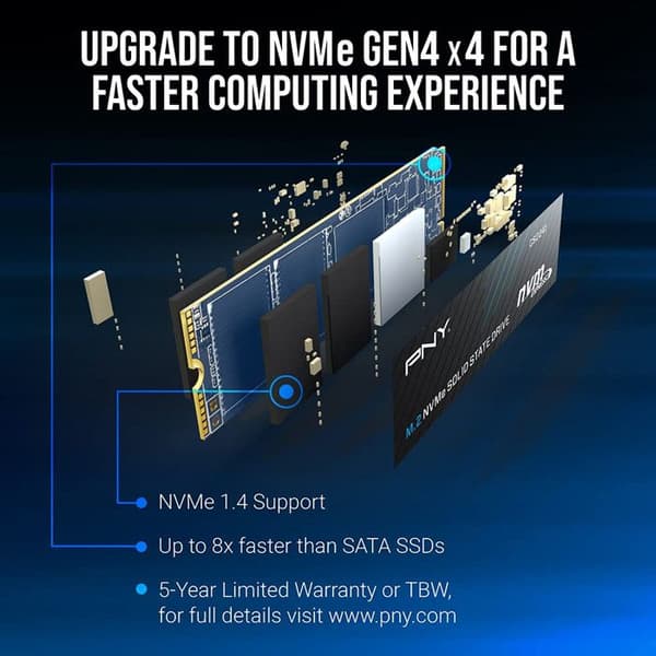 PNY CS2241 - SSD - 1 To - PCI