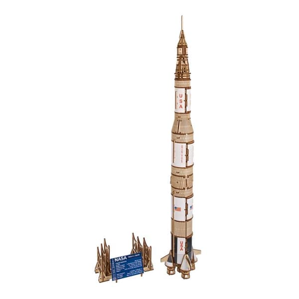 NASA Saturn V - Ugears - 3D träpussel
