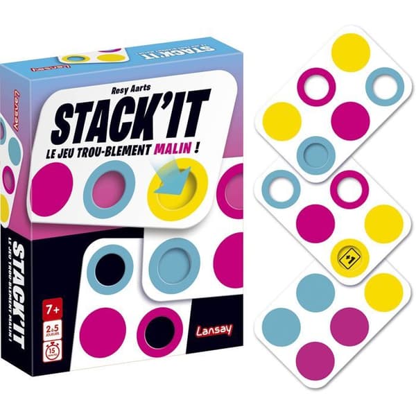 STACK'IT - Sällskapsspel - LANSAY - Från 7 år