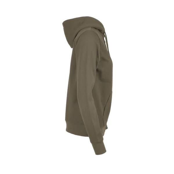 Zip hoodie för kvinnor Build Your Brand Basic - olivgrön