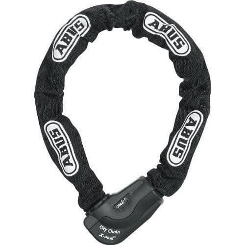Antivolv - ABUS - City Chain X-Plus - Svart - 140 cm - Diameter 10 mm