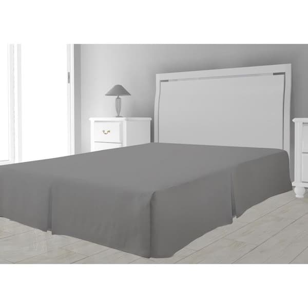 Sängunderlag - Grå - 90 x 190 cm - 100 % polyester - Vanligt - Ej engångsbruk
