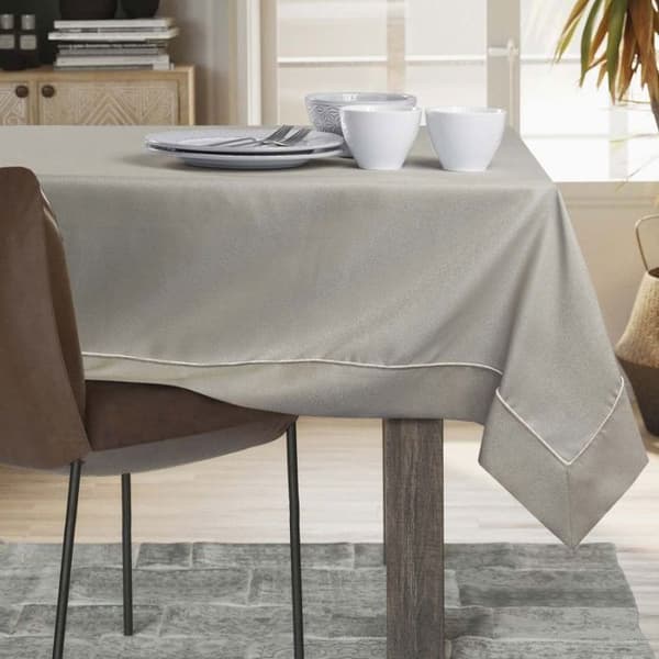 Bordduk - Empire - Rektangulär 110x180 cm - Cappuccino - 100% polyester fläckavvisande