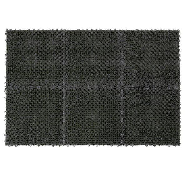 Grå WERKA PRO 30 x 30 cm syntetiska gräsmattor