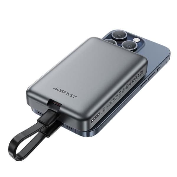Extern batteri - ACEFAST - M10 - Magnetisk - 2x USB-C PD 30W - 10 000 mAh