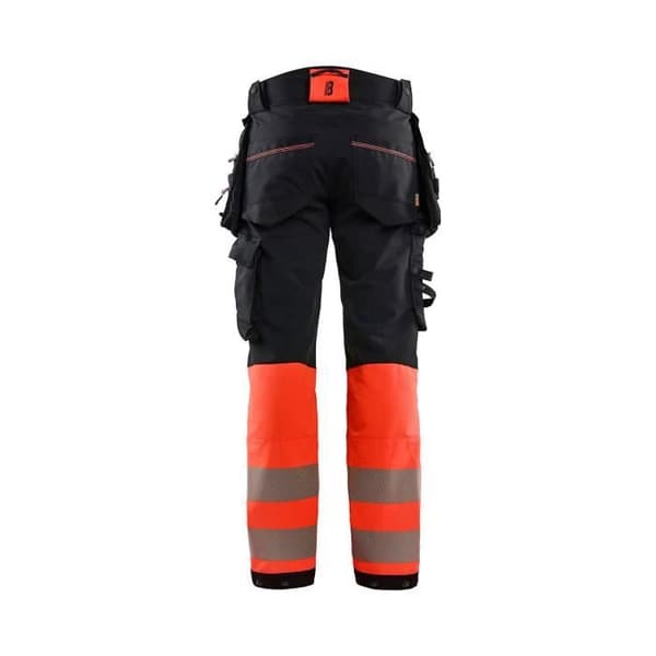 Blaklader 4D stretch arbetsbyxor med hög synlighet