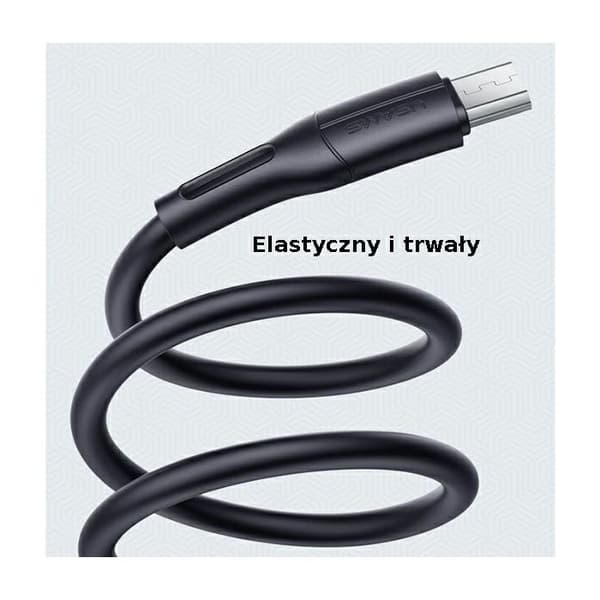 USAMS 1m Snabbladdnings Micro-USB Kabel Svart