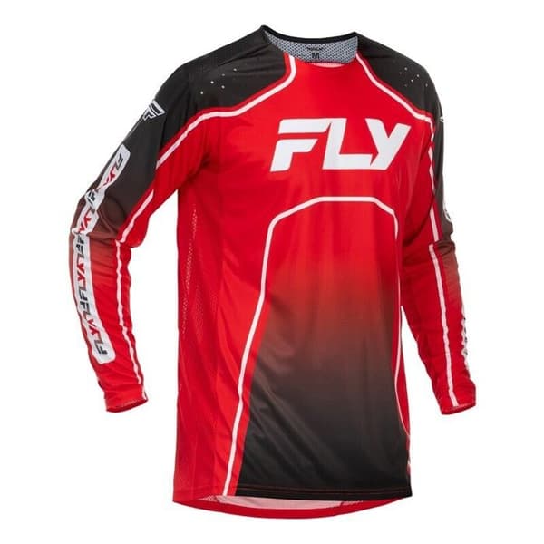 Fly Racing Rayce-tröja - röd/svart/vit