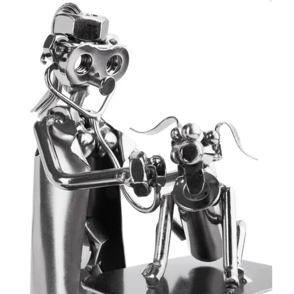 BRUBAKER metallstatyett veterinärmodell