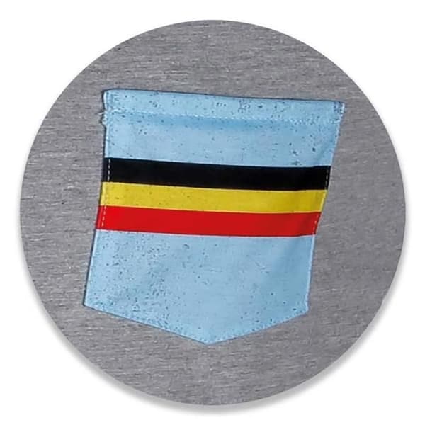 T-shirt Ges Belgien - grå