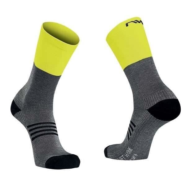Chaussettes Northwave Extreme Pro High - grå mel/yllw fluo - XS