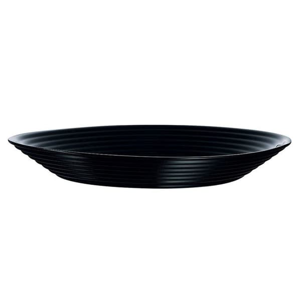 Djupt fat - LUMINARC - Harena Noir - 23 cm - Glas - Diskmaskinssäker