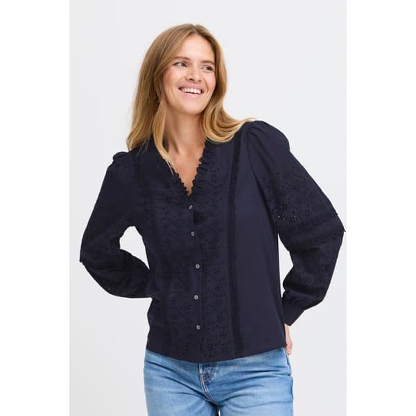 Långärmad blus dam Pulz Jeans Katana