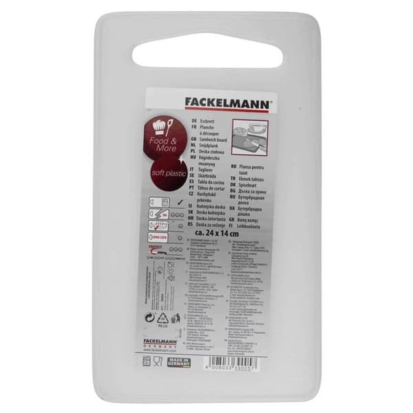 Plastskärbräda 24 x 14 cm Fackelmann