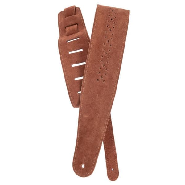 Planet Waves Planet Waves Perforerat läder gitarrband, kamelmockarosett