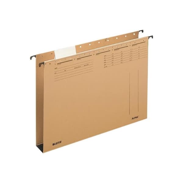 Leitz ALPHA Hängmapp 40 mm A4 gering naturbrun-19470000