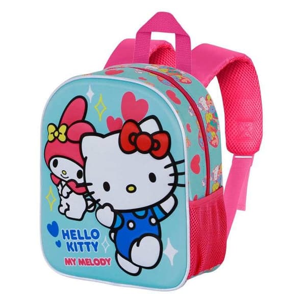 Ryggsäck 3D Elite - Hello Kitty Vänskap - Blå - One Size
