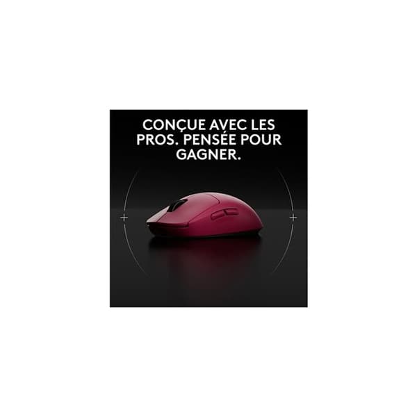 Logitech G PRO 2 Lightspeed trådlös spelmus Rosa