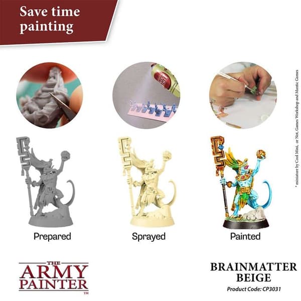 Akrylfärg - Army Painter - Brainmatter Beige - Inomhus - Dekorativa effekter