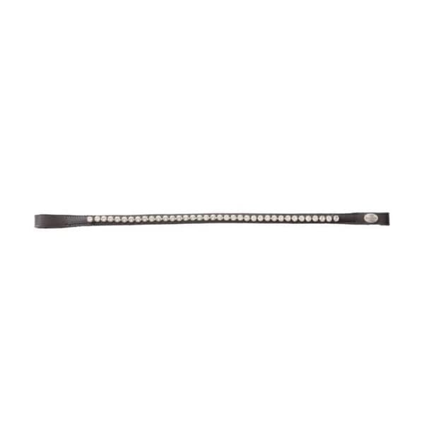 Pannband Kavalkade Simplicity - svart/ stenar vit - Full