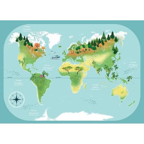 Avenue Mandarine - Decal Mania Planisphere Creative Box - KC042C