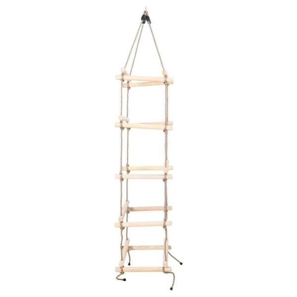 vidaXL repstege för barn 200 cm Trä 91802